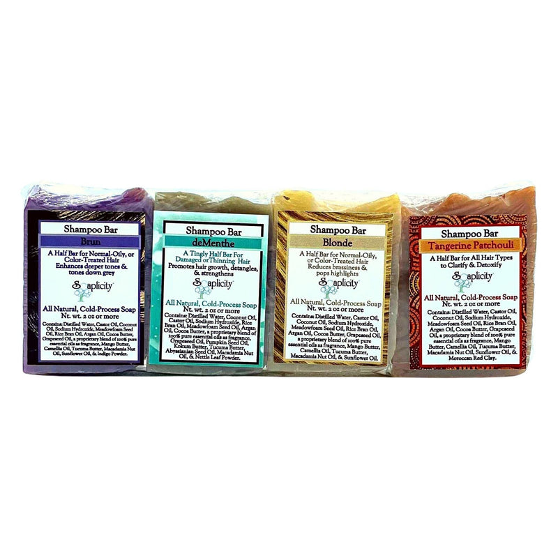 Soaplicity Shampoo Bar Sampler Set Shampoo Bar Dark Slate Gray
