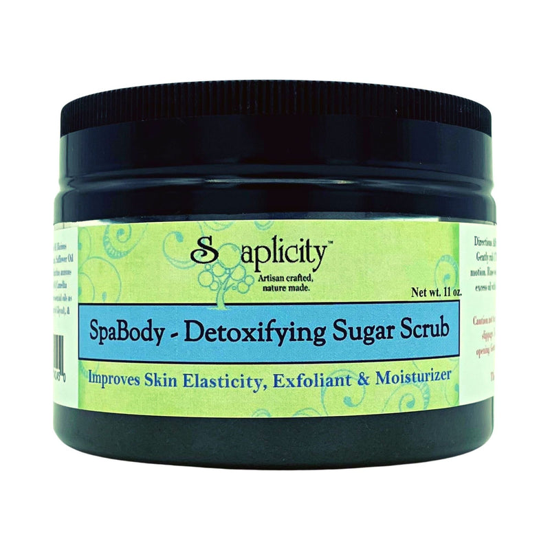 Soaplicity SpaBody Detoxifying Sugar Scrub Body Scrub Black