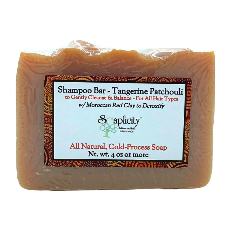 Soaplicity Tangerine Patchouli Shampoo Bar Shampoo Bar Dim Gray