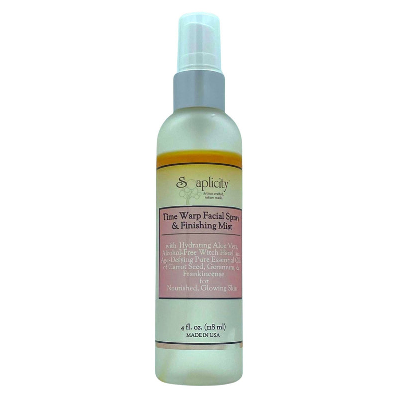 Soaplicity Time Warp Facial Mist & Finishing Spray, 4 oz. Facial Mist Dark Gray