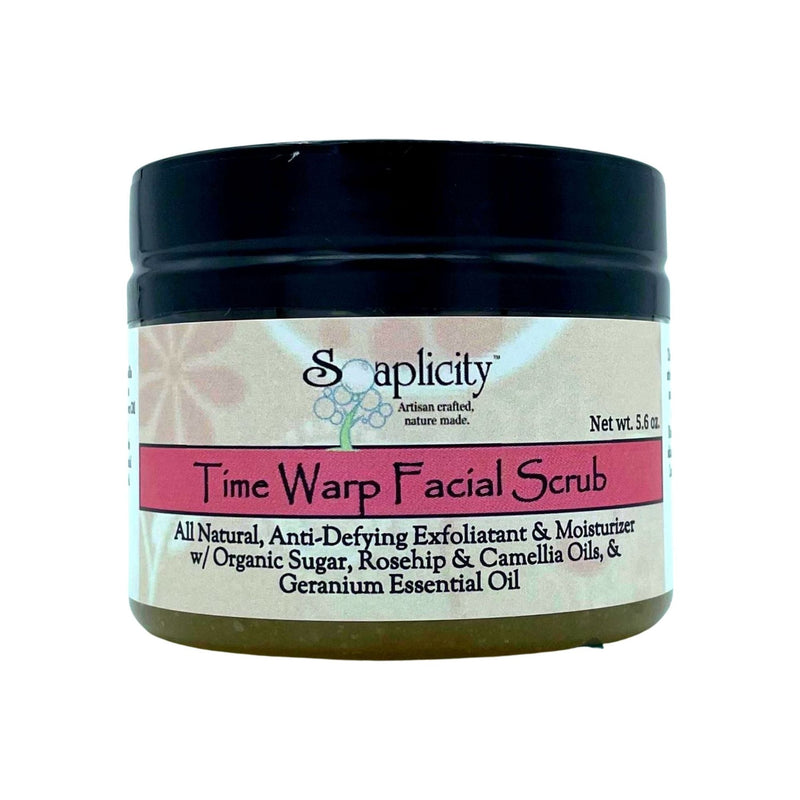 Soaplicity Time Warp Facial Scrub for Mature Skin Facial Scrub Gray
