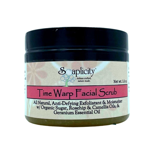 Soaplicity Time Warp Facial Scrub for Mature Skin Facial Scrub Gray