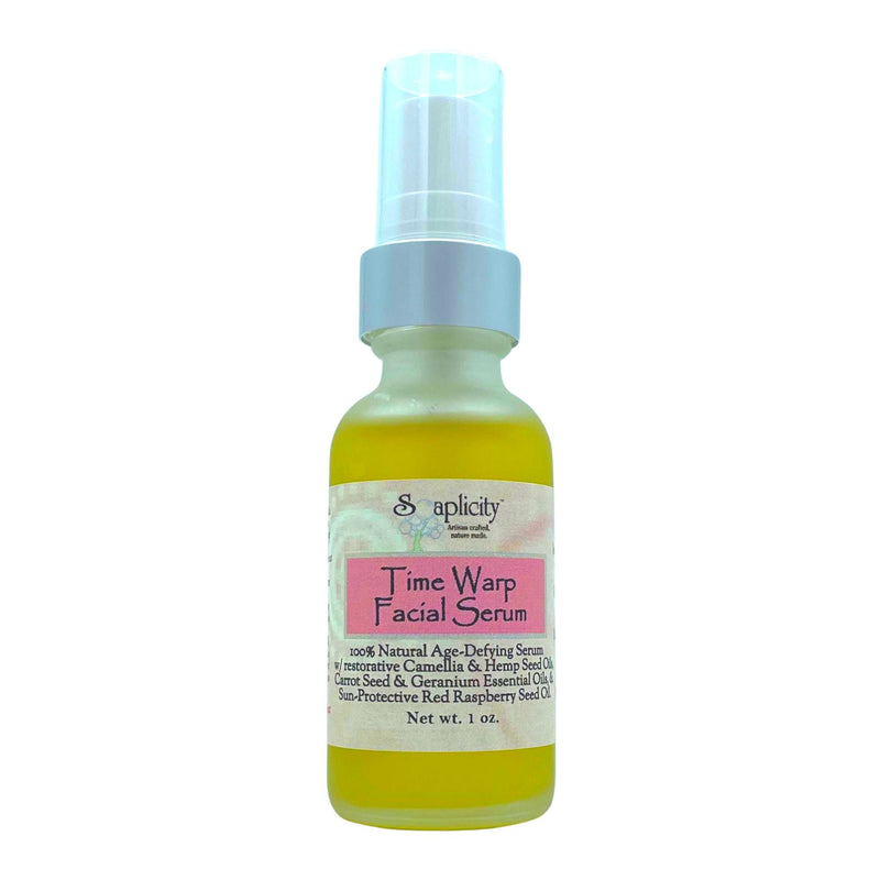 Soaplicity Time Warp Facial Serum for Mature Skin Facial Moisturizer Gray