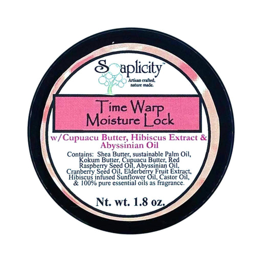 Soaplicity Soaplicity Time Warp Moisture Lock Facial Moisturizer – Natural Age-defying Face Cream for Hydration, Firming & Radiant Skin Facial Moisturizer Black