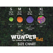WACKYstore WUNDERball - Best Fetch Toy Dark Slate Gray (XL) Over 80 lbs. / Swirl,(XL) Over 80 lbs. / Orange,(XL) Over 80 lbs. / Green,(XL) Over 80 lbs. / Pink,(XL) Over 80 lbs. / Purple,(LARGE) up to 80 lbs. / Swirl,(LARGE) up to 80 lbs. / Orange,(LARGE) up to 80 lbs. / Green,(LARGE) up to 80 lbs. / Pink,(LAR