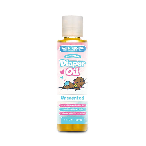 Garner's Garden Diaper Oil | Natural Baby Care White Smoke 4oz / Lavender Diaper Oil,8oz / Unscented Diaper Oil,8oz / Lavender Diaper Oil,16oz / Unscented Diaper Oil,16oz / Lavender Diaper Oil,32oz / Unscented Diaper Oil,32oz / Lavender Diaper Oil