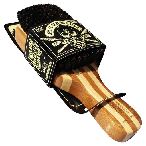 Grave Before Shave Official GRAVE BEFORE SHAVE™  Beard Brush combs/brushes Black