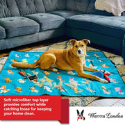 Warren London Groom 'n' Go Grooming Blanket Pet Grooming Supplies White Smoke