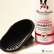 Warren London Grooming Bath Brush Pet Combs & Brushes Seashell Red,Black