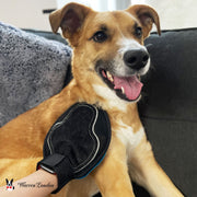 Warren London 2 in 1 Pet Grooming Glove for Dogs & Cats - Double Sided Pet Grooming Supplies Dark Slate Gray