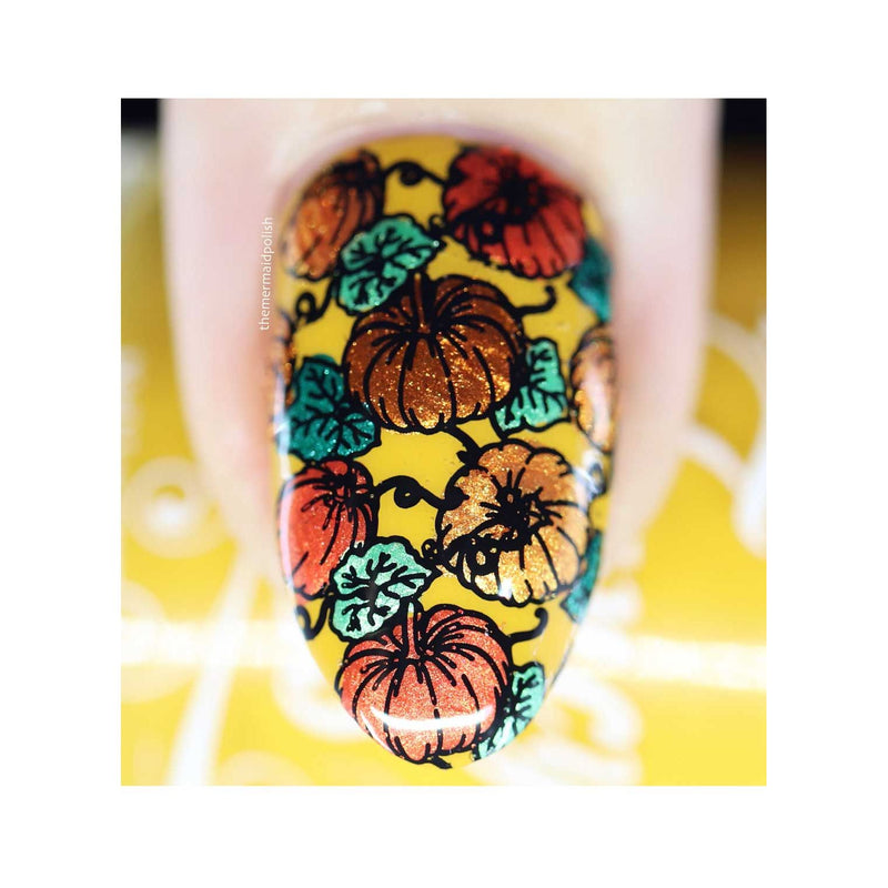 UberChic Beauty What A Wonder-Fall World Stamping Plate Dark Slate Gray