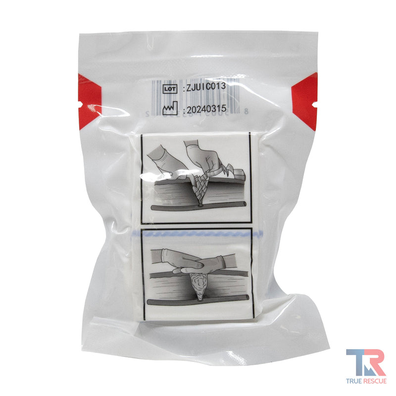 True Rescue Wound Packing Gauze Bleeding Control Gray