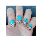 UberChic Beauty We All Scream For Ice Cream Stamping Plate Dark Gray