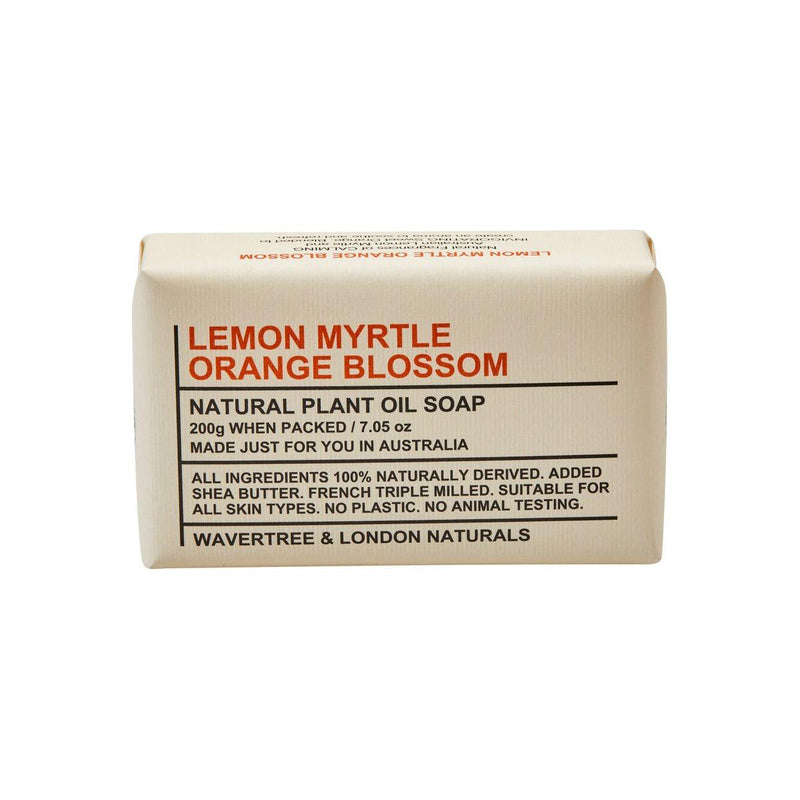 Wavertree & London Wavertree & London Lemon Myrtle Orange Blossom Natural Soap 7 Oz Natural Soap Gray