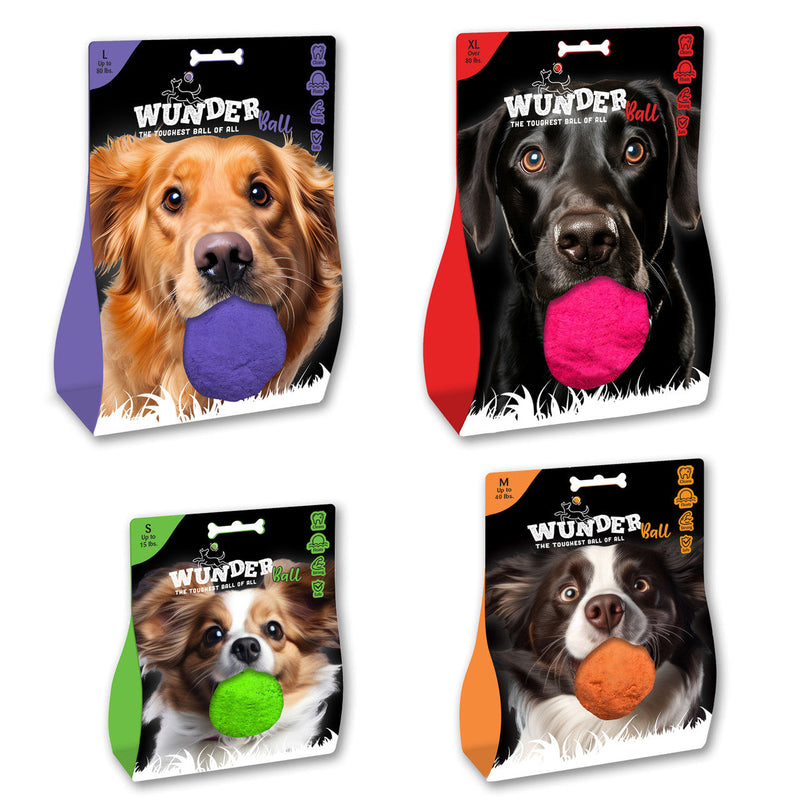 WACKYstore WUNDERball - Best Fetch Toy White Smoke (XL) Over 80 lbs. / Swirl,(XL) Over 80 lbs. / Orange,(XL) Over 80 lbs. / Green,(XL) Over 80 lbs. / Pink,(XL) Over 80 lbs. / Purple,(LARGE) up to 80 lbs. / Swirl,(LARGE) up to 80 lbs. / Orange,(LARGE) up to 80 lbs. / Green,(LARGE) up to 80 lbs. / Pink,(LAR