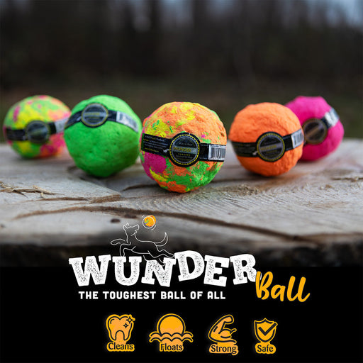 WACKYstore WUNDERball - Best Fetch Toy Black (XL) Over 80 lbs. / Swirl,(XL) Over 80 lbs. / Orange,(XL) Over 80 lbs. / Green,(XL) Over 80 lbs. / Pink,(XL) Over 80 lbs. / Purple,(LARGE) up to 80 lbs. / Swirl,(LARGE) up to 80 lbs. / Orange,(LARGE) up to 80 lbs. / Green,(LARGE) up to 80 lbs. / Pink,(LAR