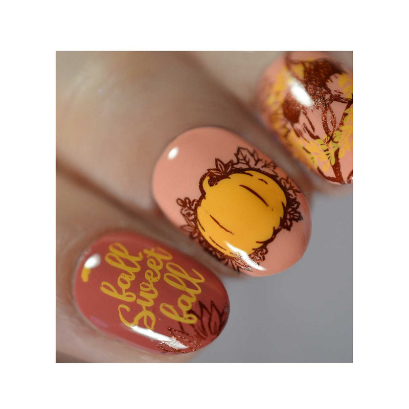 UberChic Beauty What A Wonder-Fall World Stamping Plate Rosy Brown