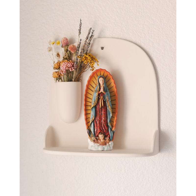 Be A Heart Ceramic Wall Altar Wall Altar Light Gray