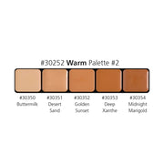 Graftobian Make-Up Company Glamour Crème™ Ultra HD Foundation Palettes Dark Salmon Warm #1,Warm #2,Warm #3,Neutral #1,Neutral #2,Neutral #3,Cool #1,Cool #2,Ultra-Lights