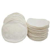 By Robin Creations Clear Skin Facial Cleanser & Makeup Remover Pads for Acne-Prone Skin Facial Cleansers White Smoke 20 Washable Organic Cotton Pads Only (No Liquid)