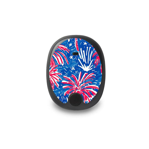 Peelz Watercolor Fireworks Eversense Smart Transmitter Peelz/Stickers White Smoke