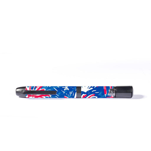 Peelz Watercolor Fireworks InPen - Smart Insulin Pen Peelz/Stickers White Smoke