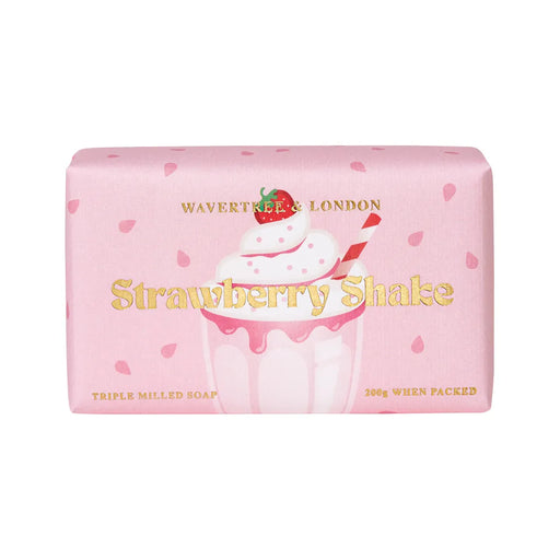 Wavertree & London Wavertree & London Strawberry Shake Soap Bar 7 Oz Soap Bar Pink