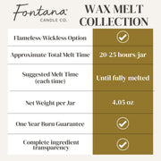 Fontana Candle Co Cinnamon Orange Clove Wax Melts Wax Melts White Smoke
