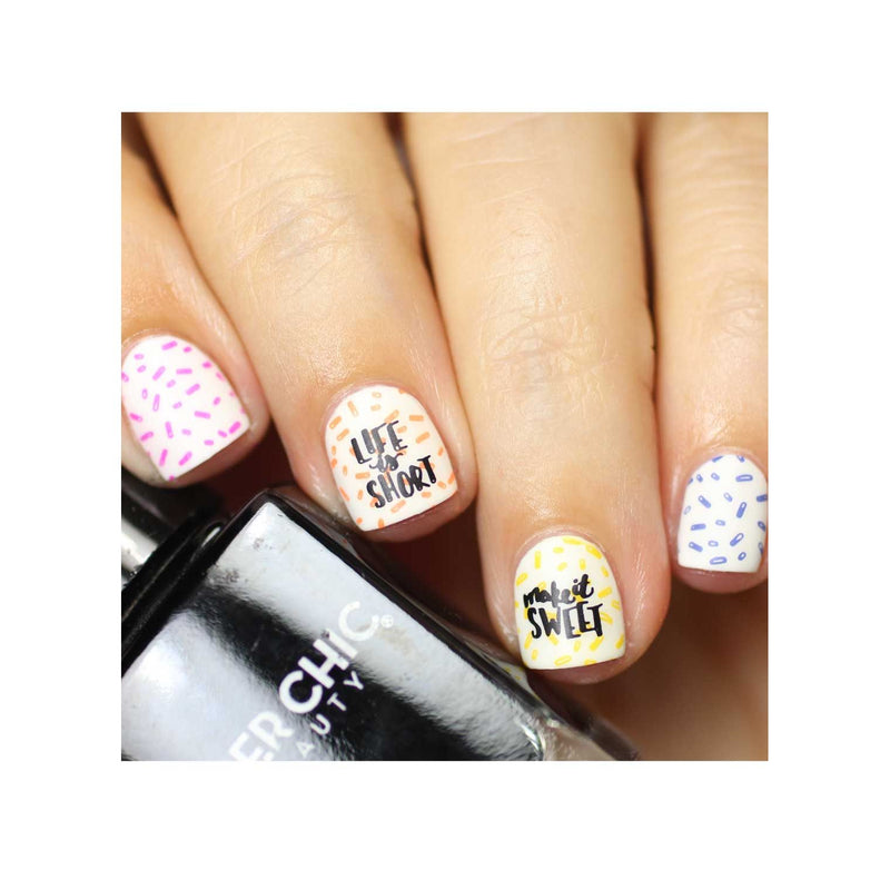 UberChic Beauty We All Scream For Ice Cream Stamping Plate Wheat