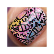 UberChic Beauty We All Scream For Ice Cream Stamping Plate Rosy Brown