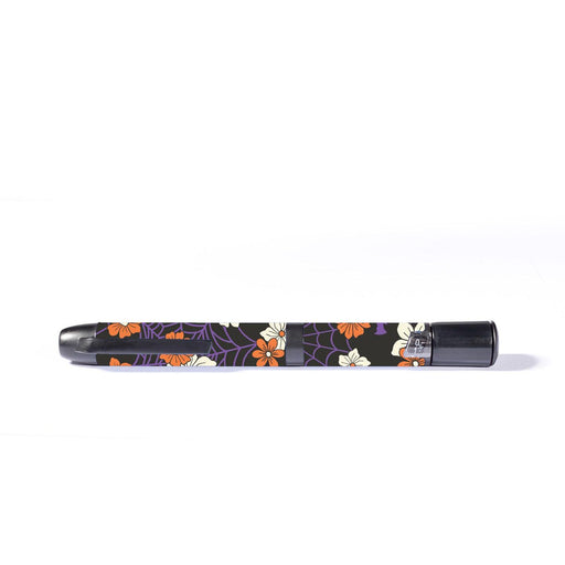 Peelz Webbed Flowers InPen - Smart Insulin Pen Peelz/Stickers White Smoke