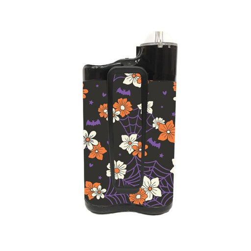 Peelz Webbed Flowers for Medtronic MiniMed 770G & 780G Peelz/Stickers White Smoke Back and Clip Peelz
