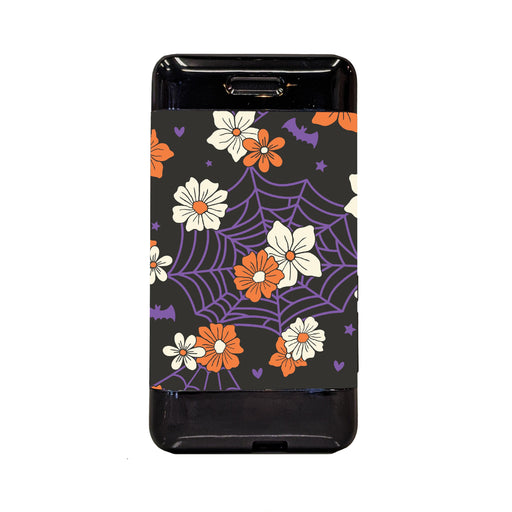 Peelz Webbed Flowers Sticker for Omnipod DASH® PDM – Pump Peelz Peelz/Stickers White Smoke Case Peelz