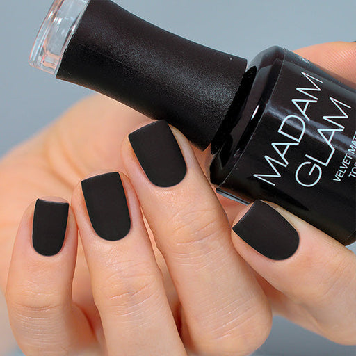 Madam Glam Velvet Matte Top Coat Dark Gray