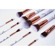Lurella Cosmetics Deluxe Marble Brush Set Brush Set Lavender White