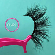 Prolux Cosmetics 3 Pair Faux Mink Lashes Set Medium Aquamarine Style #1,Style #2,Style #3