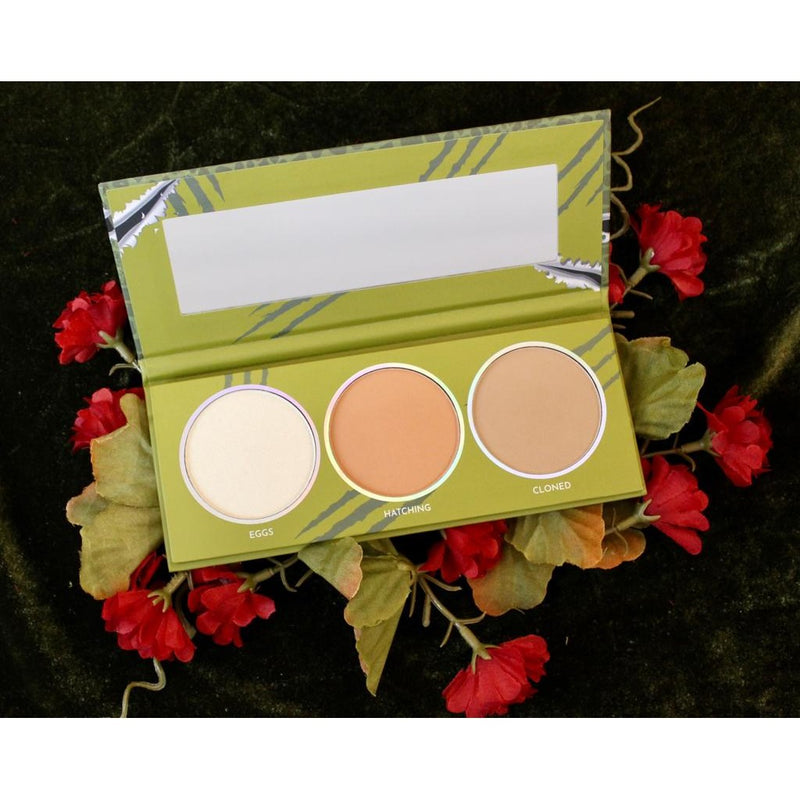 Prolux Cosmetics Extinct Face Palette Blush, Bronzer, Highlighter Black