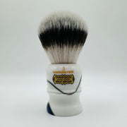 Simpsons Simpson LE Duke 3 Sovereign Synthetic Fibre Sapphire Candy Shaving Brush Shaving Brush Light Gray