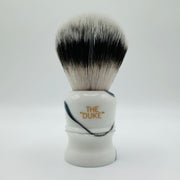 Simpsons Simpson LE Duke 3 Sovereign Synthetic Fibre Sapphire Candy Shaving Brush Shaving Brush Light Gray
