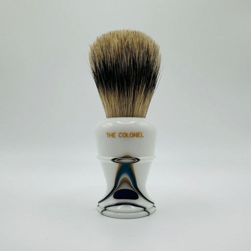 Simpsons Simpson LE Colonel X2L Best Badger Sapphire Candy Shaving Brush Shaving Brush Gray
