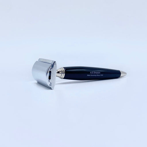 Simpsons Simpson SR1 Double Edge Safety Razor Faux Ebony Safety Razor Lavender