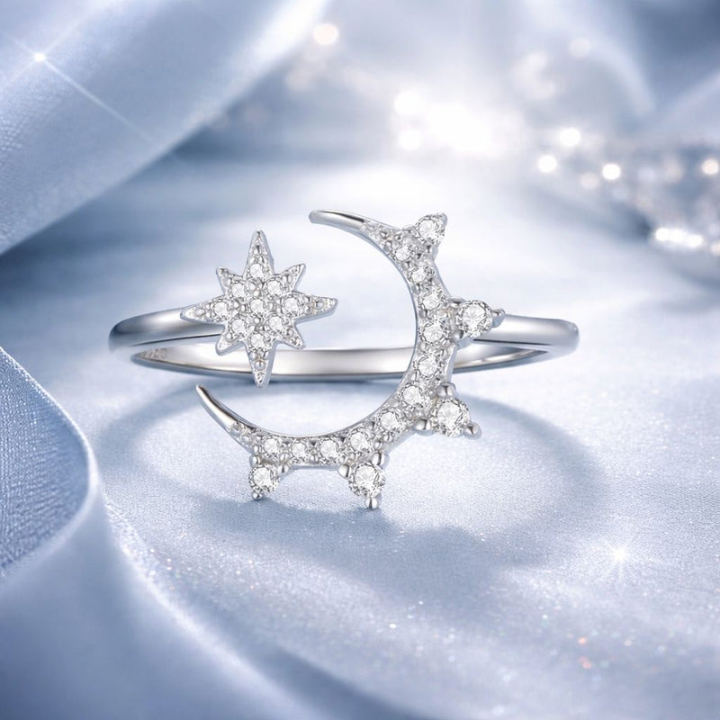Bids.com 925 Sterling Silver Pavé Setting CZ Ring Rings Light Gray