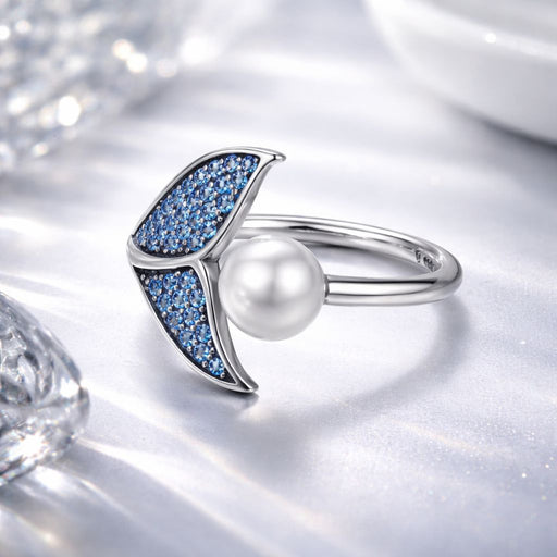 Bids.com S925 Sterling Silver Ring with Unique Design Rings White Smoke