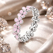 Bids.com 925 Silver Size 5 Enamel Ring for Women Rings Light Gray 5,6,7,8,9