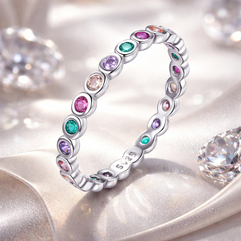 Bids.com 925 Sterling Silver CZ Pavé Setting Ring Size 6.0 for Women Rings White Smoke 6,7,8,6B,7B,8B,10,5B,9B,5,9