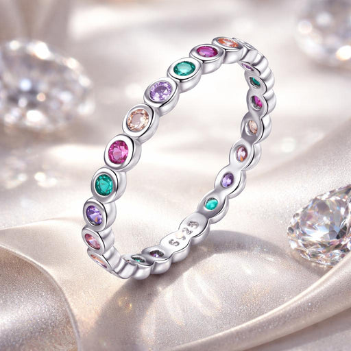 Bids.com 925 Sterling Silver CZ Pavé Setting Ring Size 6.0 for Women Rings White Smoke 6,7,8,6B,7B,8B,10,5B,9B,5,9
