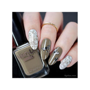 UberChic Beauty Whimsical By Nature-01 Stamping Plate Dark Gray