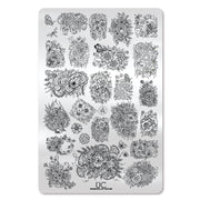 UberChic Beauty Whimsical By Nature-01 Stamping Plate Light Gray