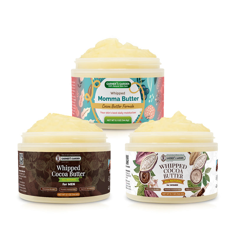 Garner's Garden Whipped Cocoa Butter Body Butter White Smoke For Mom / 3oz  Whipped Cocoa Butter (try me),For Mom / 5oz  Whipped Cocoa Butter (medium),For Mom / 10oz  Whipped Cocoa Butter (Large),For Women / 3oz  Whipped Cocoa Butter (try me),For Women / 5oz  Whipped Cocoa Butter (medium),For Women / 10oz  Whipped