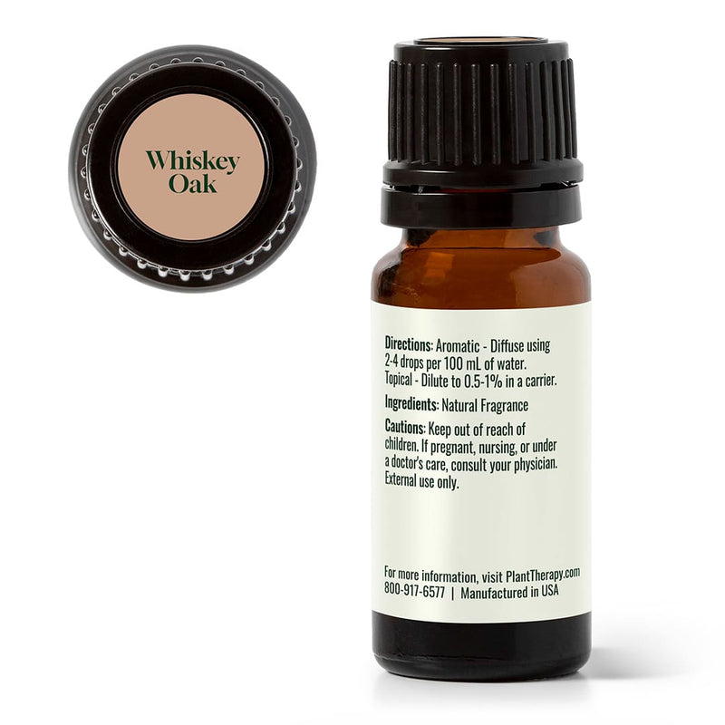 Plant Therapy Whiskey Oak Natural Fragrance Household White Smoke 10 mL